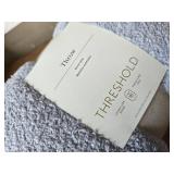 Reversible Ombre Cozy Knit Throw Blue/Gray - Threshold