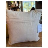 Eclectic Grey Geometric Hypoallergenic 18 in. Throw Pillow