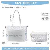 $60 Fashion Handmade Large Faux Leather Laptop Tote, 15.6 inch