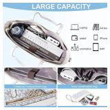 $60 Fashion Handmade Large Faux Leather Laptop Tote, 15.6 inch