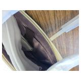 $60 Fashion Handmade Large Faux Leather Laptop Tote, 15.6 inch