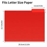 EOOUT 30pcs Colored File Folders, 9