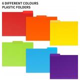 EOOUT 30pcs Colored File Folders, 9