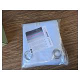 ChrisDowa Blackout Curtains 120L, Grommet, Greyish White