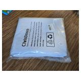 ChrisDowa Blackout Curtains 120L, Grommet, Greyish White