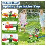 4-in-1 Kids Water Sprinklers T Ball Set & Water Ball Toy