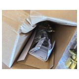 First Secure by Schlage Keyed Entry Knob, Bright Brass Finish