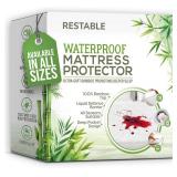 Luxury King Mattress Protector, Waterproof & Bamboo Viscose Top