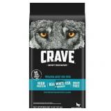 Crave Grain Free Dog Food, White Fish & Salmon, 4 lb. Bag