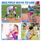 12 Pcs Reusable Sports Squeeze Water Bottles Black/White