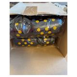 12 Pcs Reusable Sports Squeeze Water Bottles Black/White