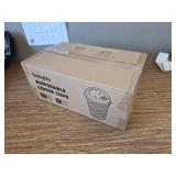 100 Set - 16 oz Disposable Coffee Cups with Lids for Hot Drinks