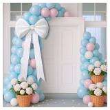 PINK Velvet 25in Large Bow Wedding Party Wall Decor