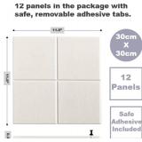 Light PINK 12 Pack 11.8 x11.8 Quilt Design Felt Tiles