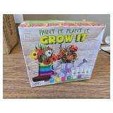 Hapinest Grow & Paint Watering Can Flower Garden Kit for Kids 6+