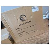 Large Lamp Shades Set of 2, 7 x 13 x 10 inch, Cut-out Stars