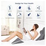 $70 MASVIS 5Pcs Orthopedic Bed Wedge Pillow Set - High Density