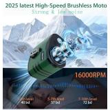 Portable 4 in1 Fan with Light, 10-Speed, 40H Runtime (Green)