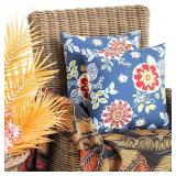 JMGBird Outdoor Waterproof 18x18" Pillows for Patio & Sofa