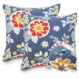 JMGBird Outdoor Waterproof 18x18" Pillows for Patio & Sofa