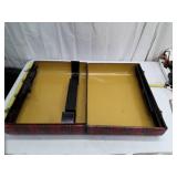 Vintage Red Plaid Folding Picnic Table