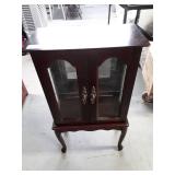 Vintage Queen Anne Style Display Cabinet