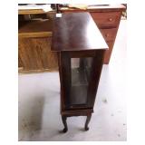 Vintage Queen Anne Style Display Cabinet