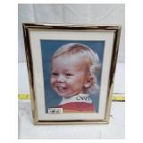 Vintage CARR Gold Metal Picture Frame 5x7