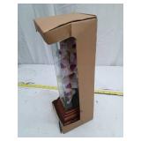 Musical Orchid Glass Display Case