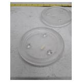 Vintage Lillian Vernon Glass Display Coasters Set