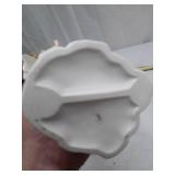 Vintage Porcelain Angel Figurine with Cherubs and Violin