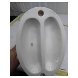 Vintage Porcelain Angel Figurine with Cherubs and Violin