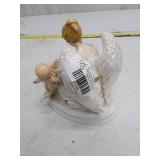 Vintage Porcelain Angel Figurine with Children