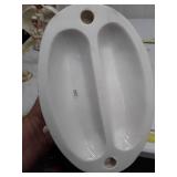 Vintage Porcelain Angel Figurine with Children