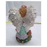 Vintage Garden Angel Figurine with Children