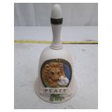 Vintage Enesco Lion and Lamb Peace Bell