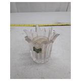 Vintage MIKASA Germany Crystal Star Votive Candle Holder