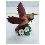 Lenox Female Cardinal Figurine with Flowers