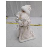 Vintage White Christmas Angel Tree Topper