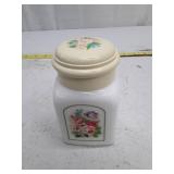 Vintage Avon Country Garden Charisma Beauty Dust Container