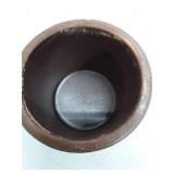 Vintage Clay Crucible with Blue Marking