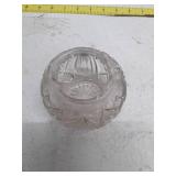 Vintage Cut Crystal Rose Bowl