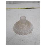 Vintage Hobnail Moonstone Glass Lamp Shade
