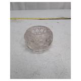 Vintage Cut Glass Crystal Tealight Holder