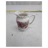 Vintage Floral Porcelain Creamer