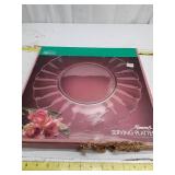 Vintage Anchor Hocking Usa Moments 14 1/2\" Serving Platter 1300/48-