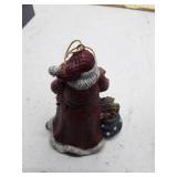 Susan Winget Folk Old Glory Folk Art Santa Christmas ornament