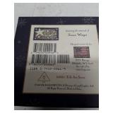 Susan Winget Folk Old Glory Folk Art Santa Christmas ornament