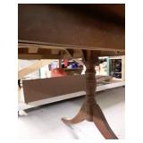 Duncan Phyfe Style Drop Leaf Dining Table, rough but could be refinished