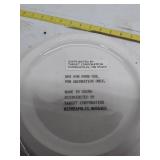 Target White Ceramic Decorative Bowl with Scalloped Edge